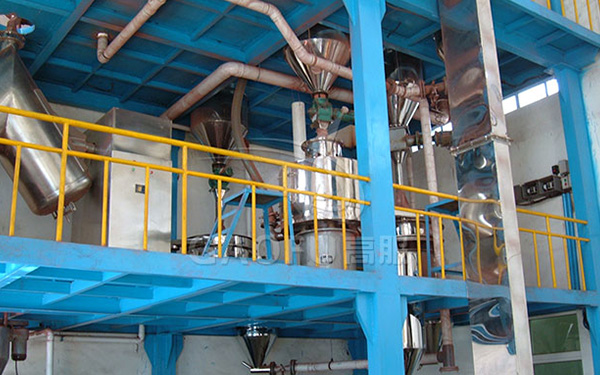 合金粉篩分現場